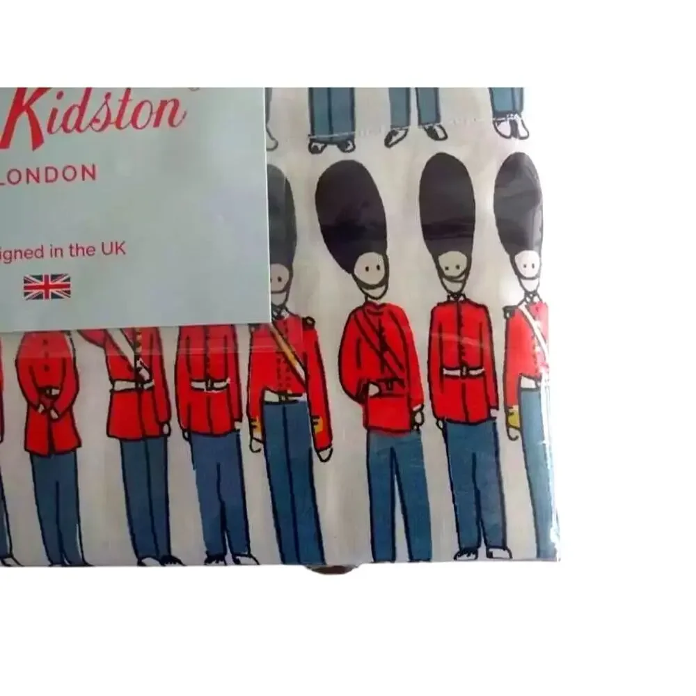 Cath Kidston London Guards Soldiers Christmas Nutcracker QUEEN Sheet Set 4 pc